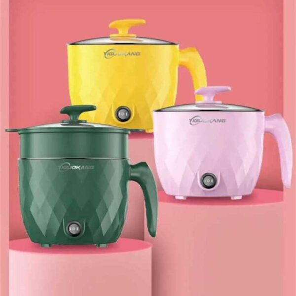 Multifunctional Non-stick Mini Rice Cooker Non-Coated Household Electric Cooker Electric Frying Pan